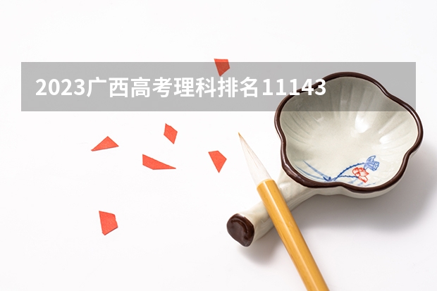 2023广西高考理科排名11143的考生报什么大学