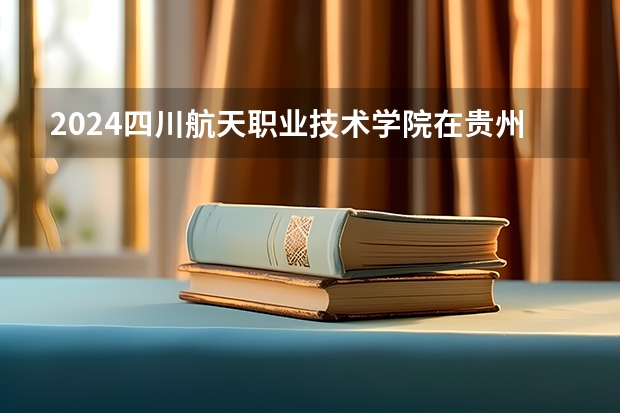 2024四川航天职业技术学院在贵州招生计划表