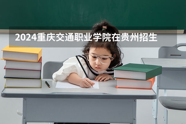 2024重庆交通职业学院在贵州招生计划表